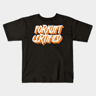 Forklift Certified Meme Kids T-Shirt